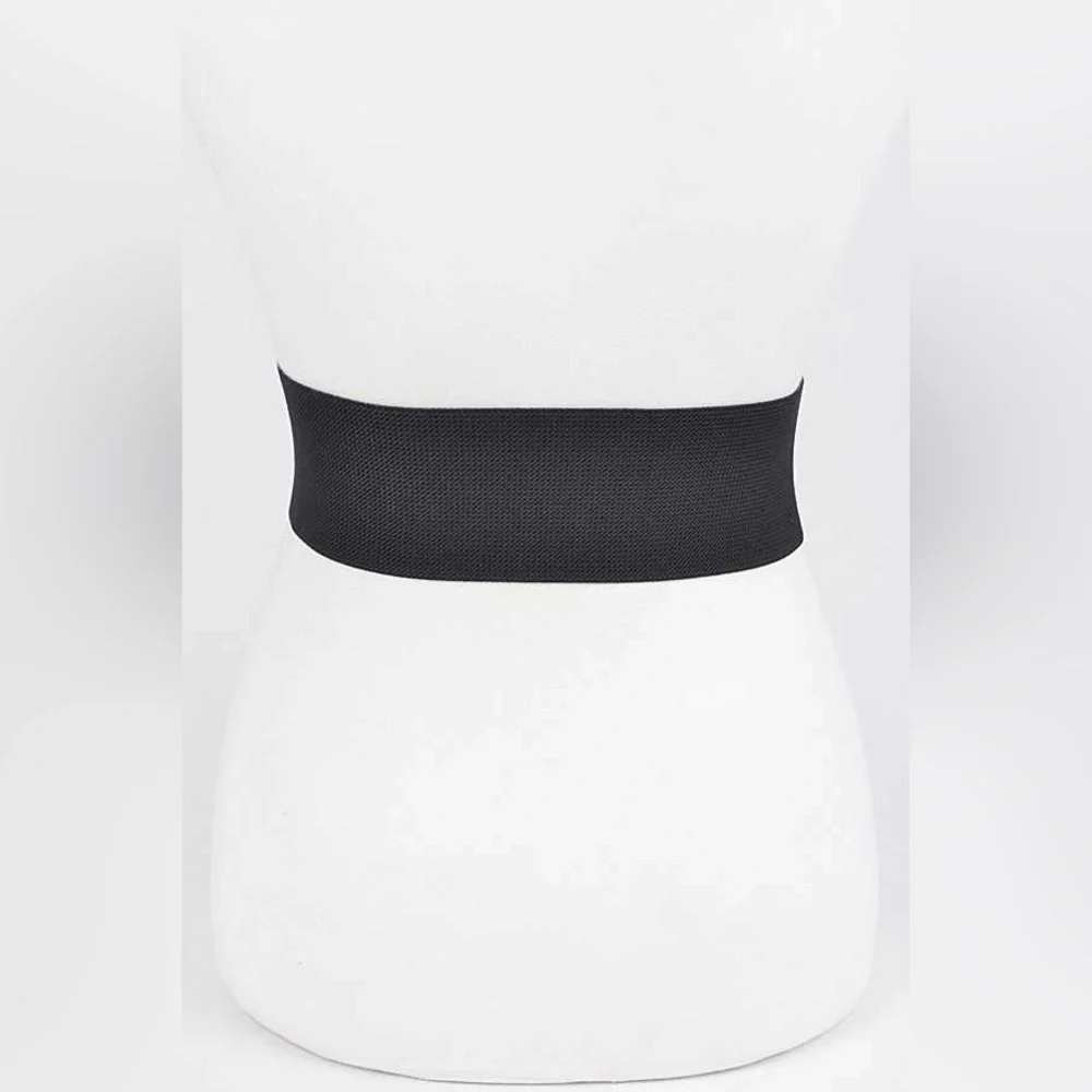 Plus Size Chunky Elastic Statement Belt